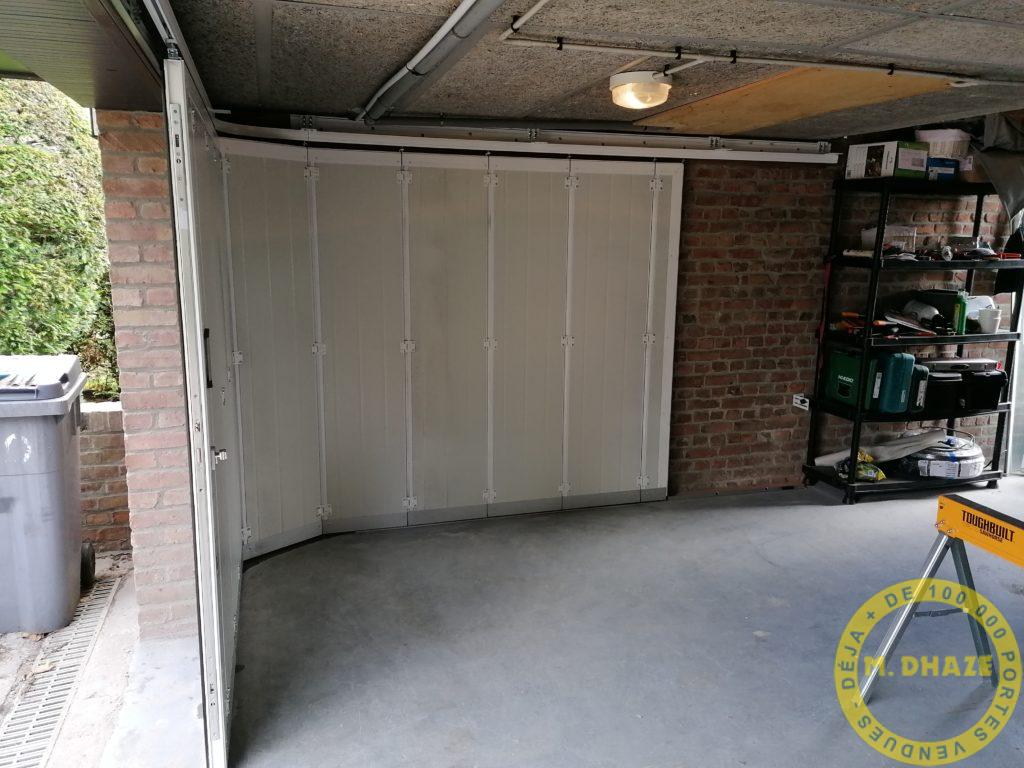Installation d’une porte à déplacement latéral à Bondues (Nord)