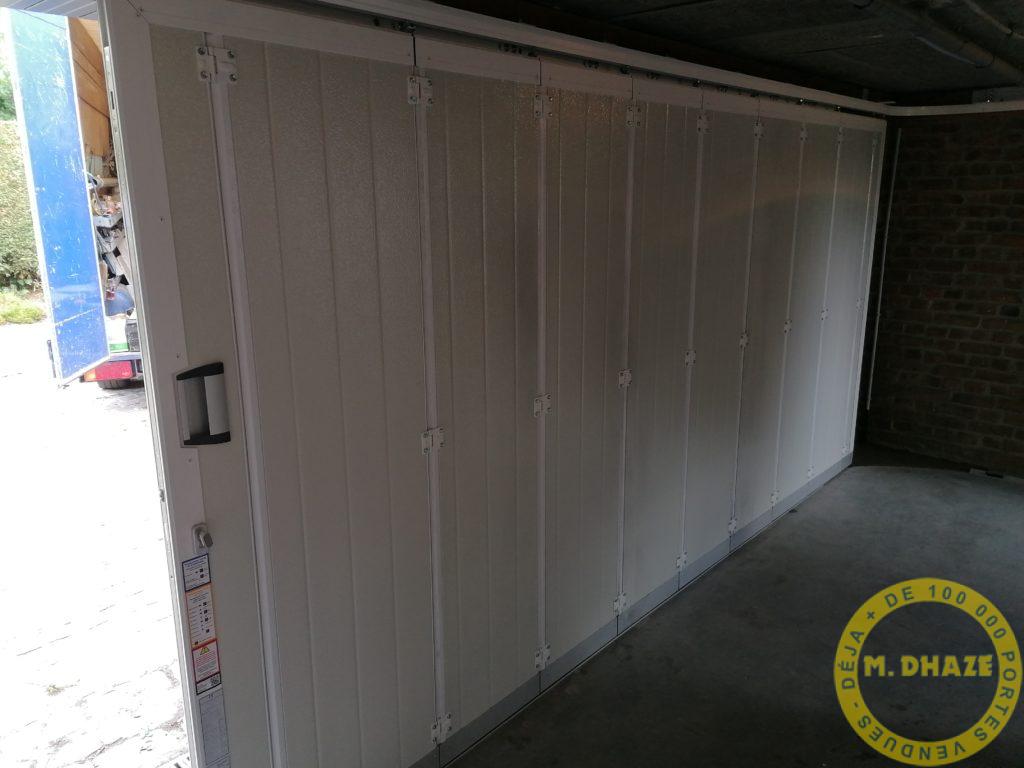 Porte à déplacement latérale neuve installé à Bondues (59)