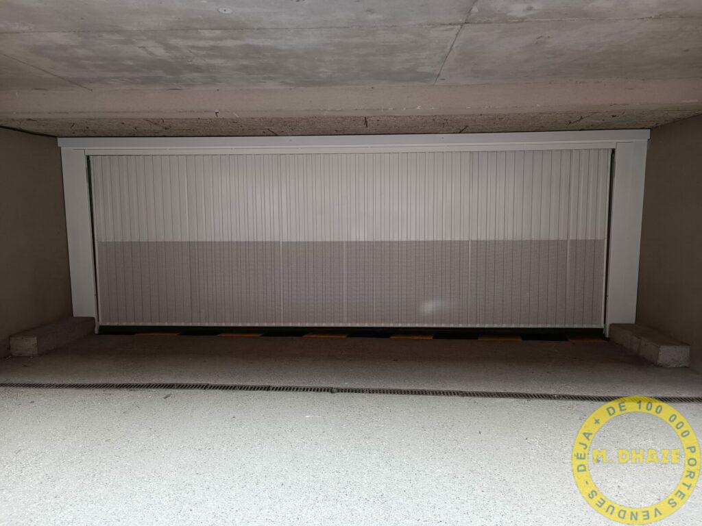 porte de parking basculante 6 mètres de large Mouvaux 59